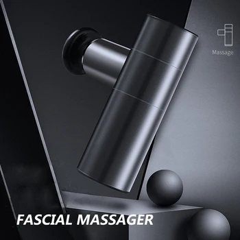 

Mini Electric Massage Gun Deep Muscle Fascial Body Massager Gun Tissue Percussion Small Fitness Equipment Acid Relief Pain Relax