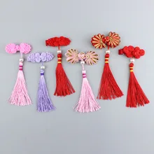 Заколки с древними кисточками и цветами; Китайская одежда; головной убор; детская одежда для девочек; платье принцессы с цветочным рисунком для маленьких девочек