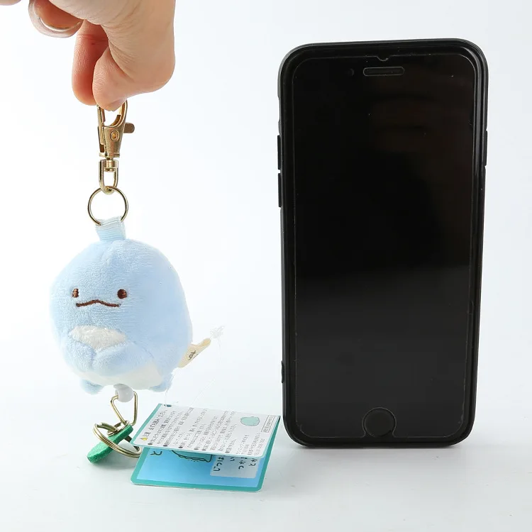 Kawaii аниме Сумико гураши плюшевые игрушки угловой био Животные Мультфильм Креативный брелок сумка с подвесками Рождественский шнурок для ключей кольцо с орнаментом