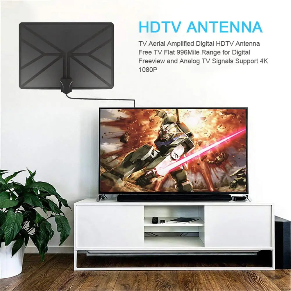 1180 миль 4K цифровая HD ТВ внутренняя антенна усилитель сигнала радиус для серфинга