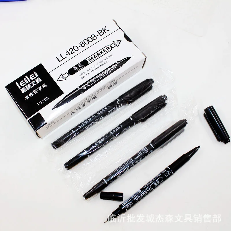Белый Cienkopisy art plumones punta pincel двойная Кисть ручка для калиграфии twinmarker marcadores copi sharpie моющиеся принадлежности для рисования - Цвет: Белый