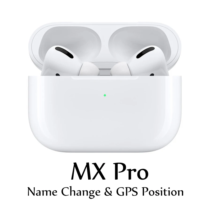 MX Pro Bluetooth наушники Беспроводная гарнитура Air 3 Pro 1:1 изменение имени и gps положение Смарт сенсор наушники Hifi стерео наушники