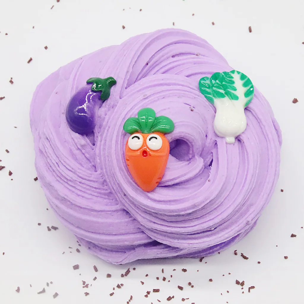 60 мл/100 мл squishies visquous смешивание овощей облачный слайм шпатлевка