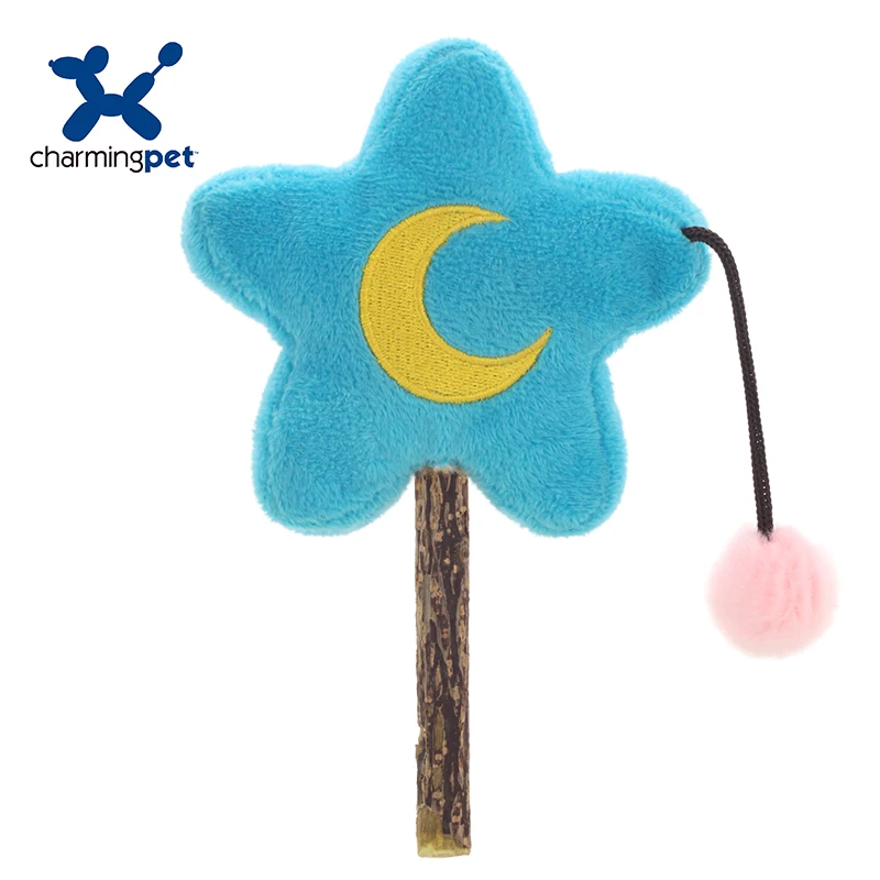 Charmingpet Polygonum кошка гладит палочки игрушки для кошек - Цвет: Moon