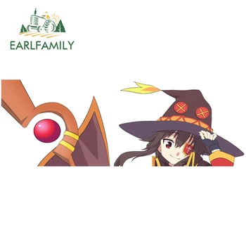

EARLFAMILY 13cm x 4.6cm for Konosuba Megumin Car Stickers Vinyl Surfboard Motorcycle Occlusion Scratch Window Decal Decoration