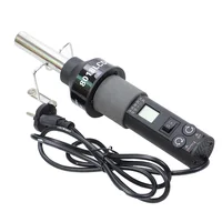 GJ8018LCD Hot Air Gun Handle Soldering Station Welding Heating Tools Temperature Adjustable Black Electronic Heater 4 BGA Nozzle 2
