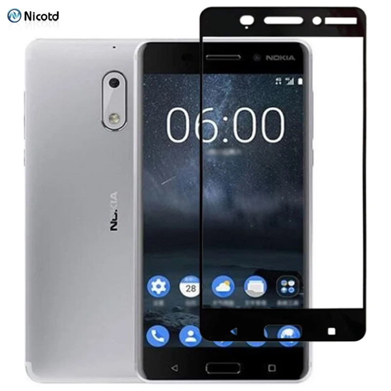 

9H Full Cover Tempered Glass for Nokia 6 Screen Protector for Nokia 3 3.1 Plus Protective Glass on Nokia 5 5.1 6 6.1 2018 7 Plus