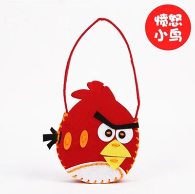 Hand-made DIY из нетканного полотна Hand-made DIY детского труда класс - Цвет: Little bird