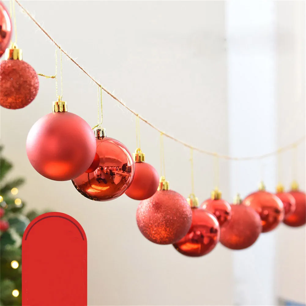 30 мм Рождественская елка Декор шар-безделушка рождественские вечерние шар, украшение, Декор рождественские украшения для дома подарок