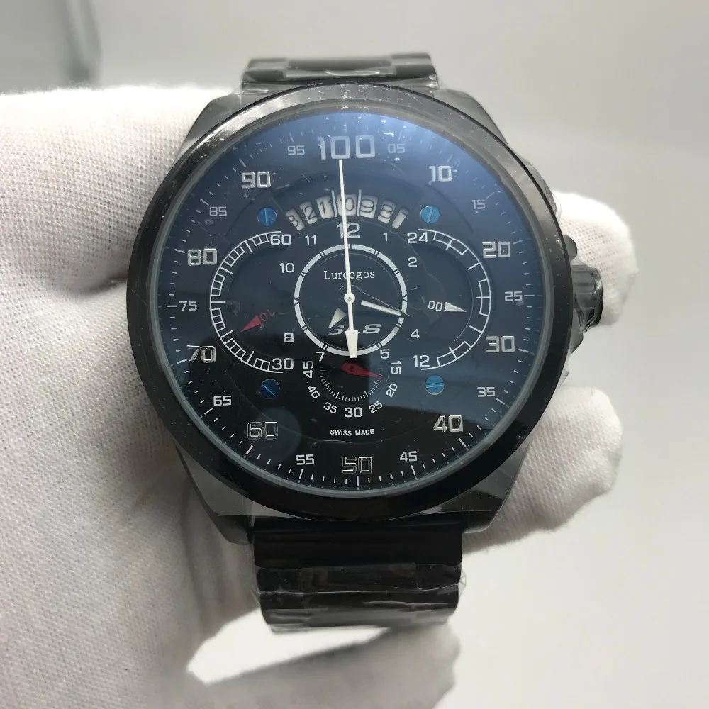 

2020 New luxurys keleton mens black rubber strap watch automatic TAG sapphire glass with small dials works self winding AAA+