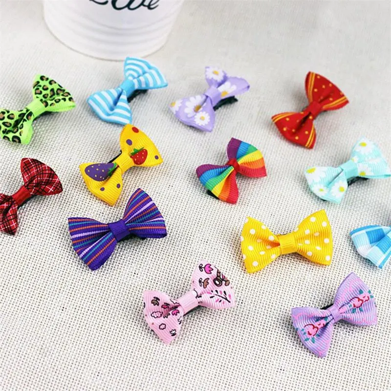 New Dog Hair Clip Puppy Bows Hairpin Pet Hair Decor for Kitten Puppy Cute Cat Hair Clip Portable Dog Supplies Pet Accessories