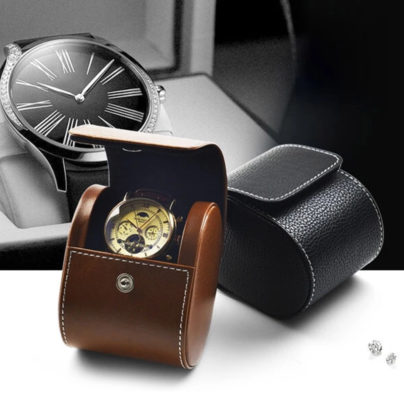Watch Storage Box 1 Slot Travel Watch Case Waterproof Wristwatch Roll