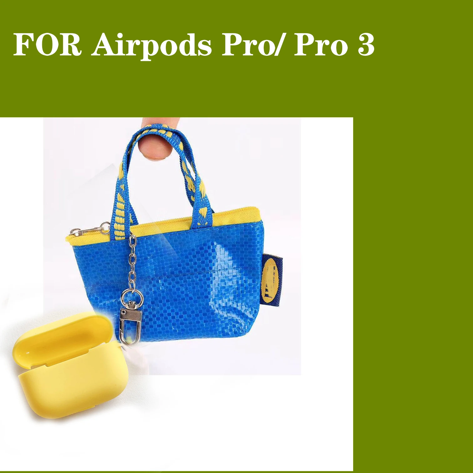 B1 for airpods Pro Для Airpods Pro Air накладки 1/2 Чехол класса люкс мини портмоне коробка электронный кошелёк сумка наушники силиконовый чехол для Airpods Pro 3 - Цвет: B1 for airpods Pro