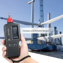 Портативный цифровой Виброметр с ЖК-экраном анализатор вибрации тестер AC выход Ускорение/скорость