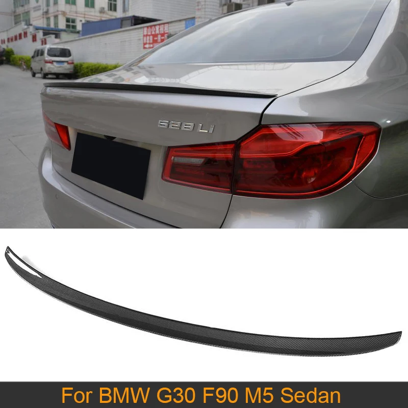 Задний спойлер для багажника из углеродного волокна BMW 5 серии G30 F90 M5 Седан 4 двери