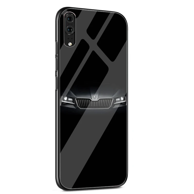 G2 Чехол для мобильного телефона huawei P30 P20 P10 Honor 10 8X Y6 Y9 mate 20 Lite Pro P Smart Cover для автомобиля Skoda Logo Shell - Цвет: G2