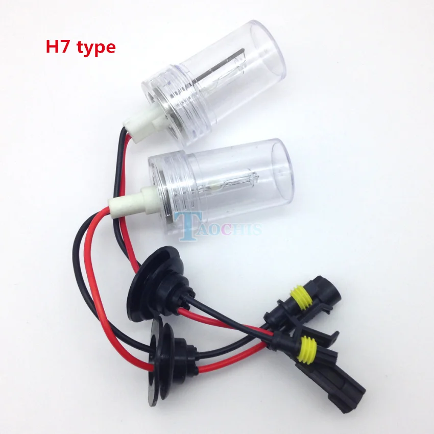 Taochis 12V 75W Ксенон H7 HID автомобильные Сменные фары 4300k 5000k 6000k 8000k 10000k передняя лампа ксеноновая Автомобильная фара
