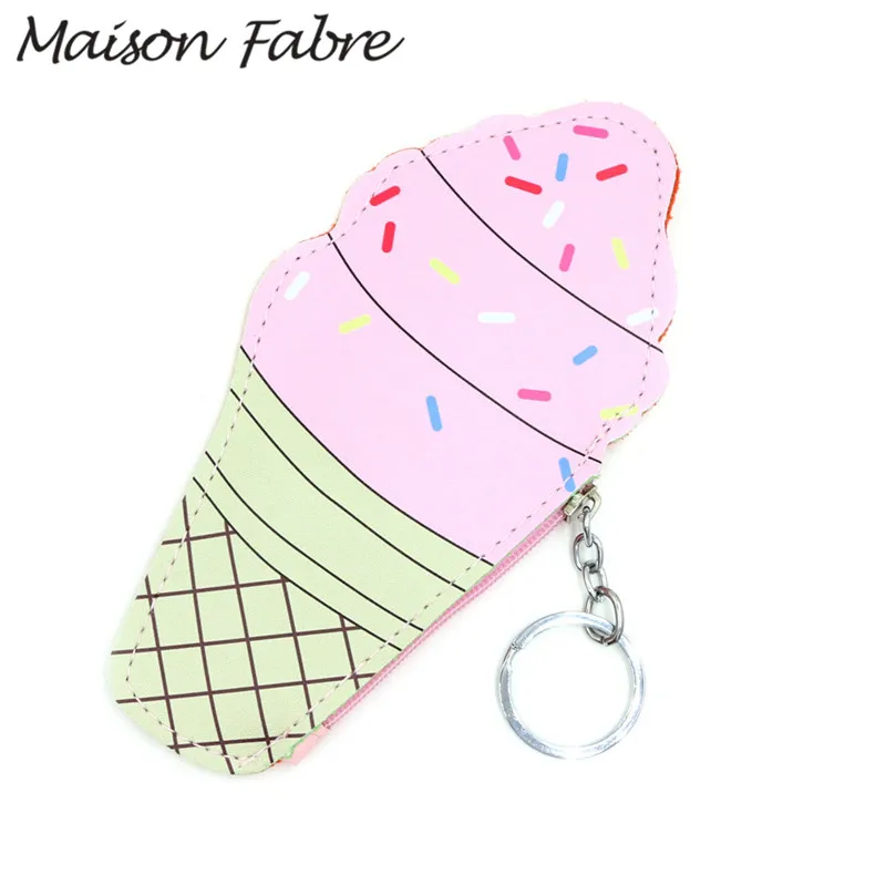 Maison fabre 2019 кошельки с персонажами мультфильмов мороженое мини детский кошелек Подходит для женщин, девушек и девочек. кожа Мода маленький
