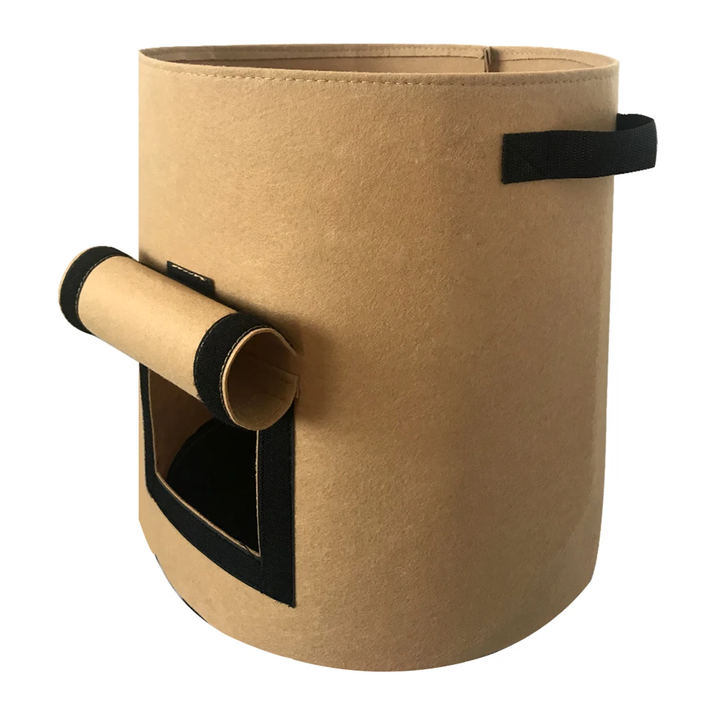D25xH30cm Пакеты для картошки, садовая растительная сумка, оконные растительные сумки, Висячие плантаторы, томатные, Клубничные цветы, сумки для растений - Цвет: D25xH30cm