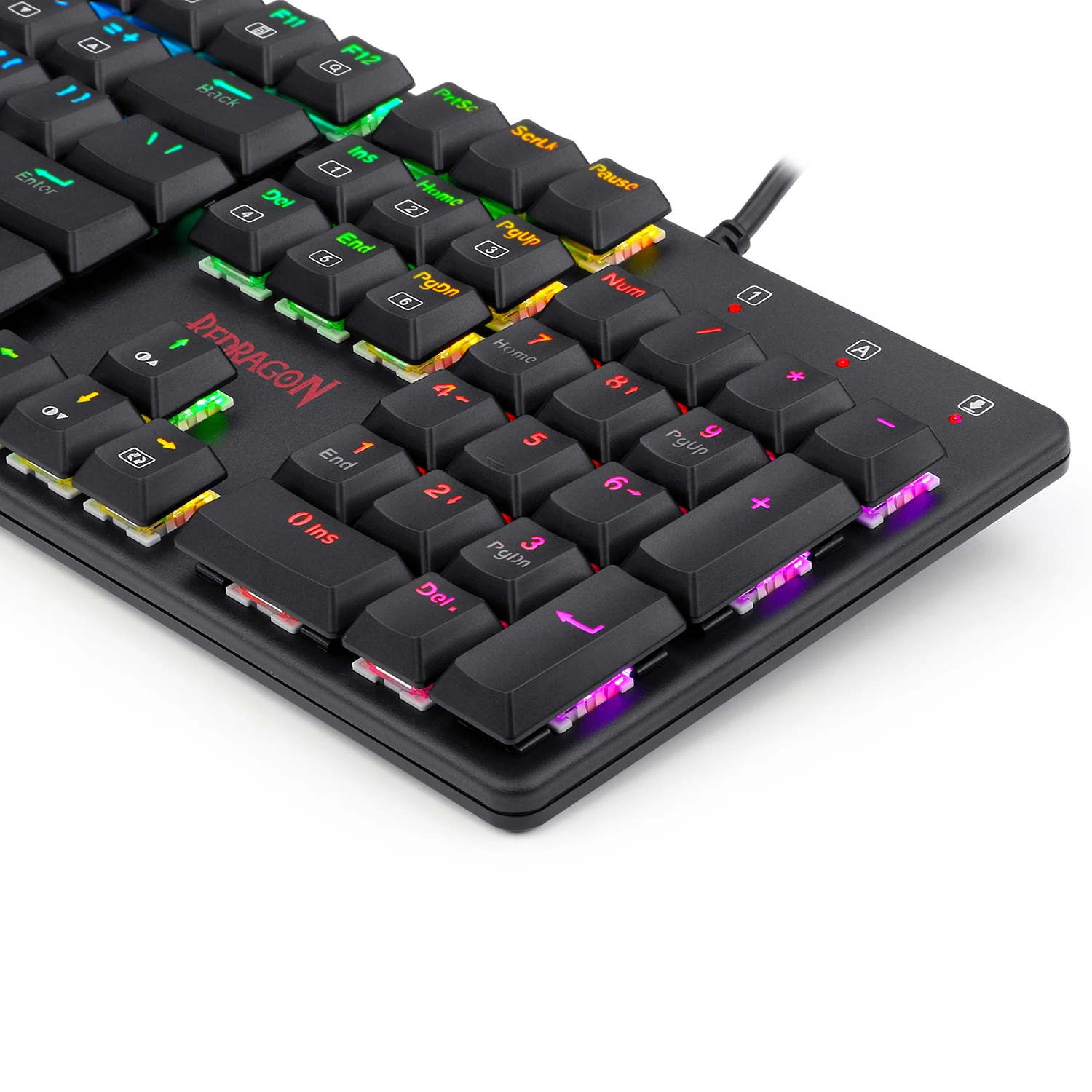 Redragon K589 Shrapnel RGB Низкопрофильная Механическая игровая клавиатура с линейными и