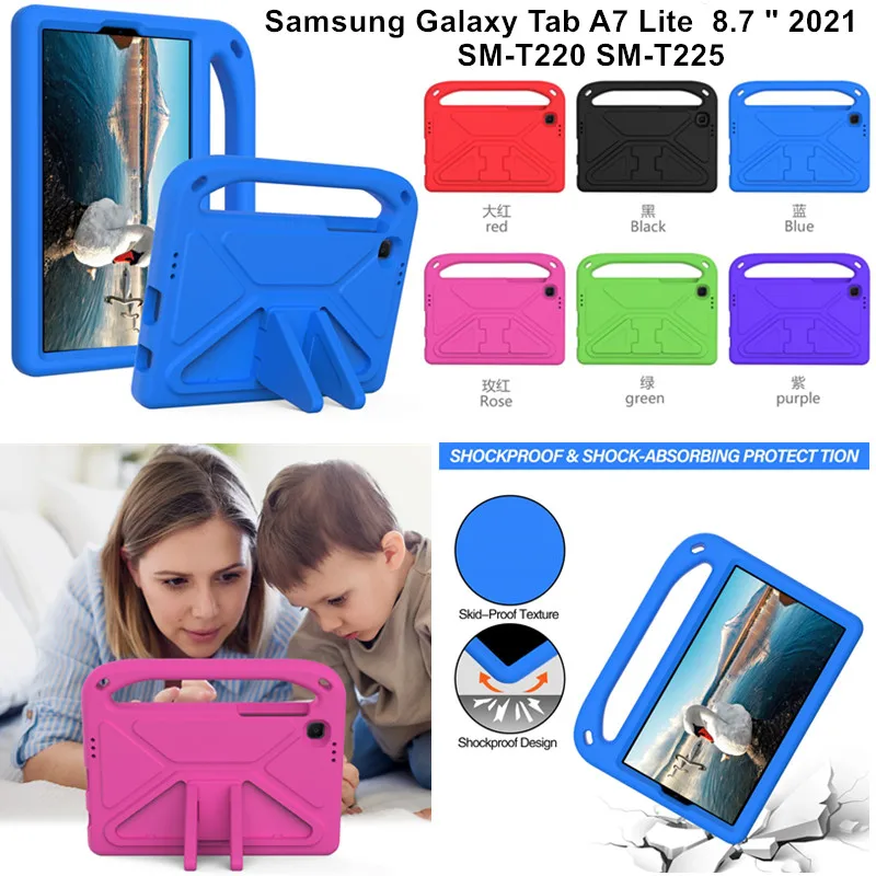 Чехол для Samsung Galaxy Tab A7 Lite чехол 2021 SM-T220 SM-T225 8 7 &quotEVA материалы планшетный Стенд