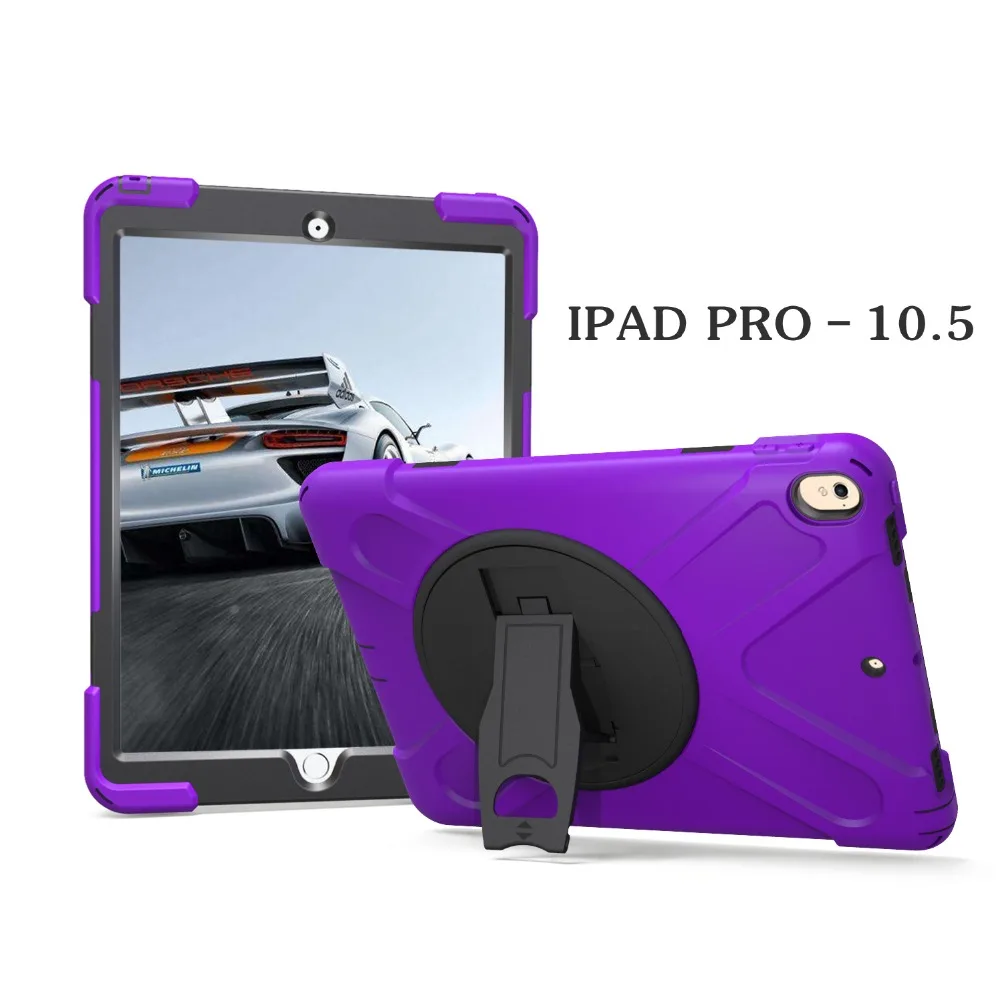 Для Funda ipad Pro 10,5 чехол для Coque Apple ipad Pro 10,5 чехол Защитный PC+ силиконовый чехол с держателем для ручки