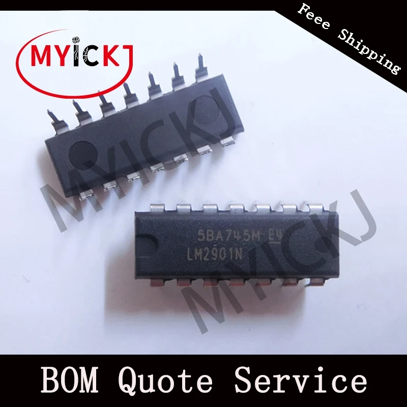 10 шт. LM2901N DIP Quad один источник компараторы IC чип DIP14