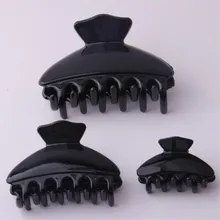 2 шт./партия Бабочка удерживающий коготь для волос яркий черный раздел Инструменты для укладки волос зажим для волос уход за волосами шпильки салон фиксация волос