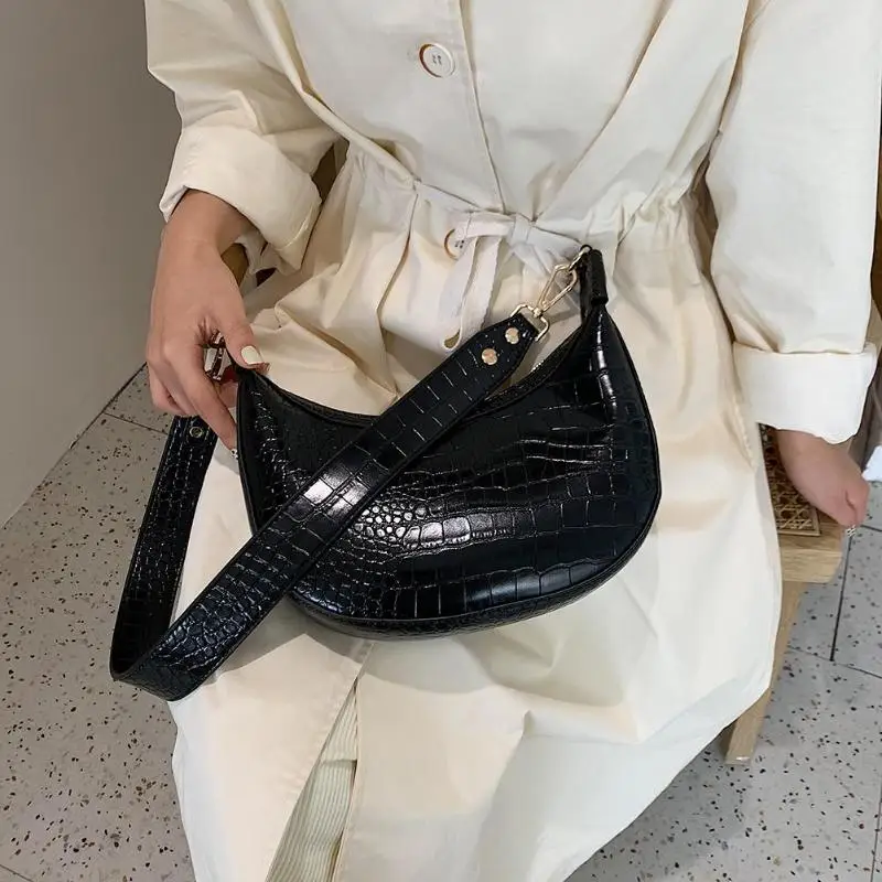  Stone Pattern Retro PU Leather Crossbody Bags for Women 2019 Small Shoulder Messenger Bag Lady Phon - 4000231995836