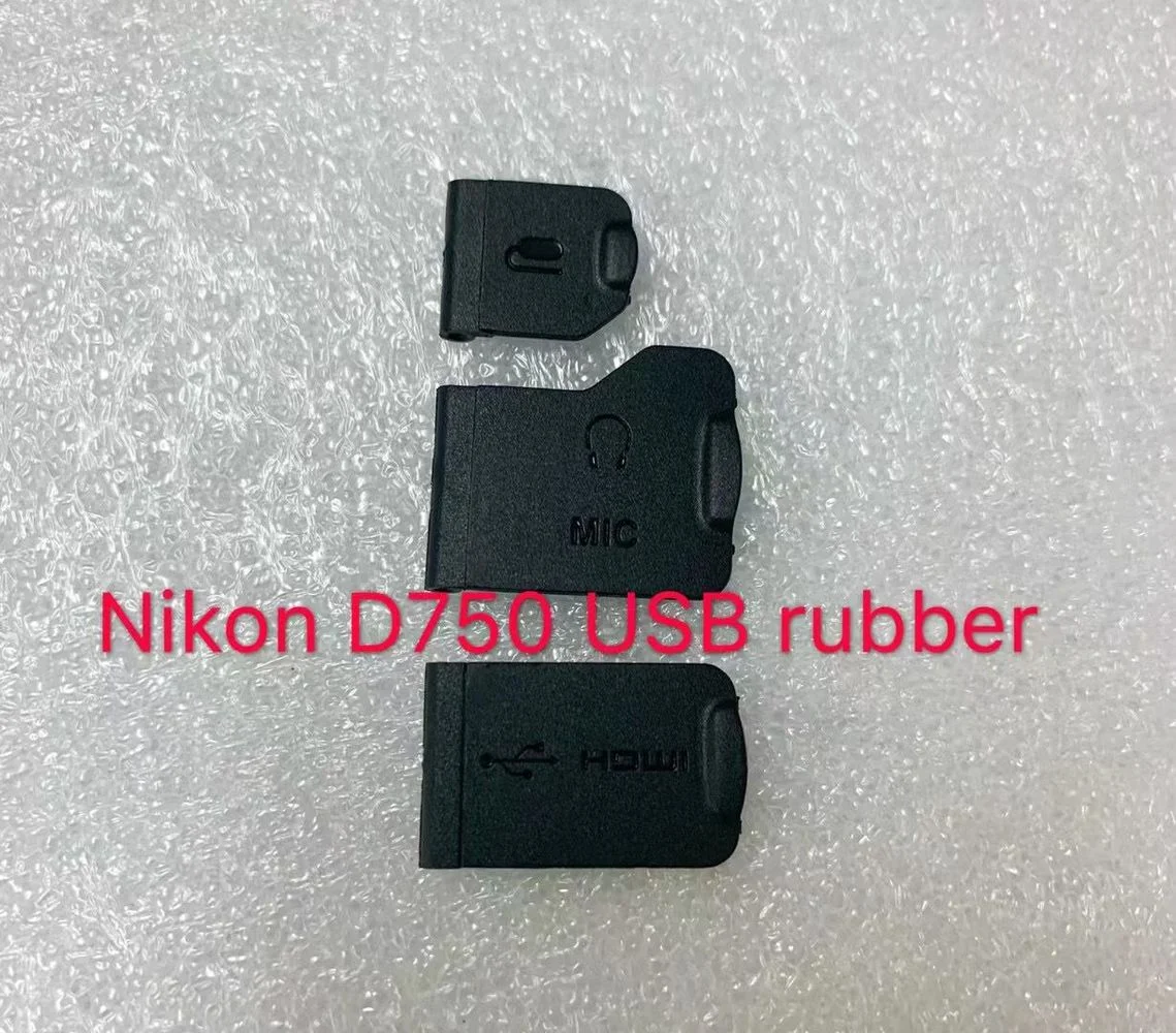 

Новые оригинальные части камеры для Nikon D750, резиновая крышка USB с микрофоном, HDMI, GPS