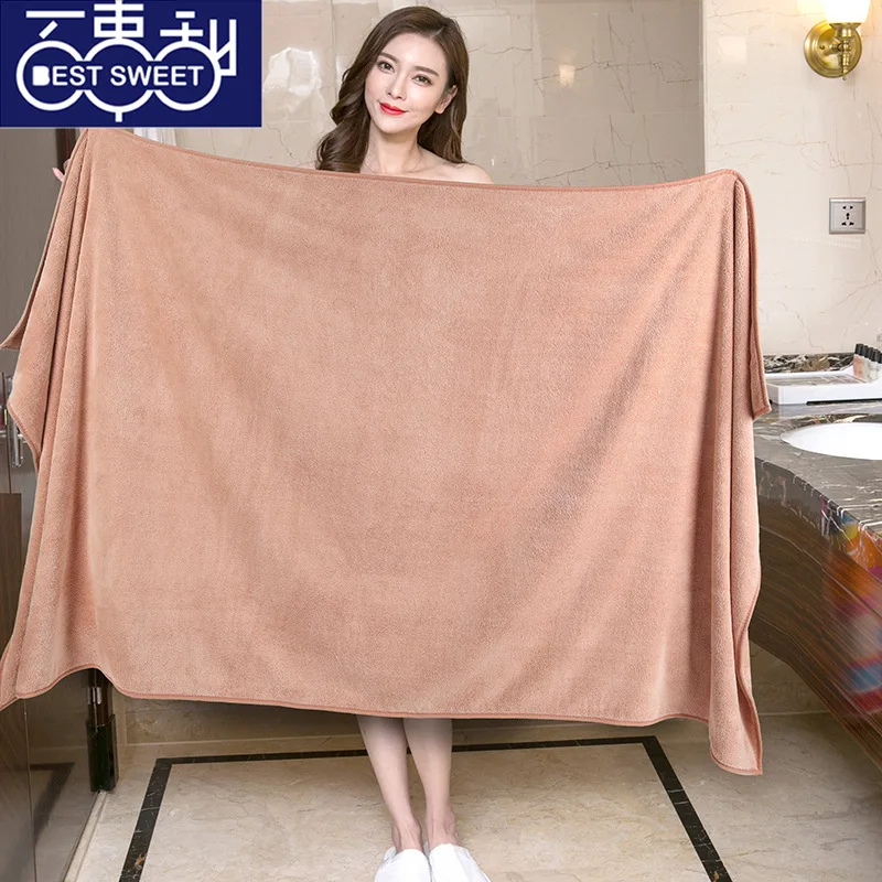 

Pepsi Sweet 90X180 Coral Velvet Extra-large Thick Bath Towel Covered Edge Double-sided Plush Embroidered Gift Box