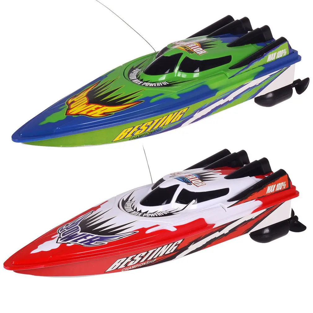 

RC Racing Boat Radio Remote Control Dual Motor Boat High-speed Strong Power System Fluid Type Design Kids Outdoor Toy for Kids