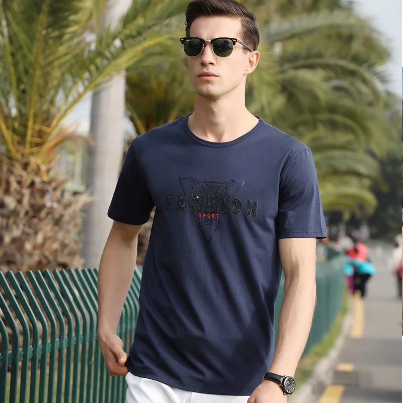 

T-shirt men's Short Sleeve Cotton men's Polo young business gentleman summer new half sleeve casual men's breathable top