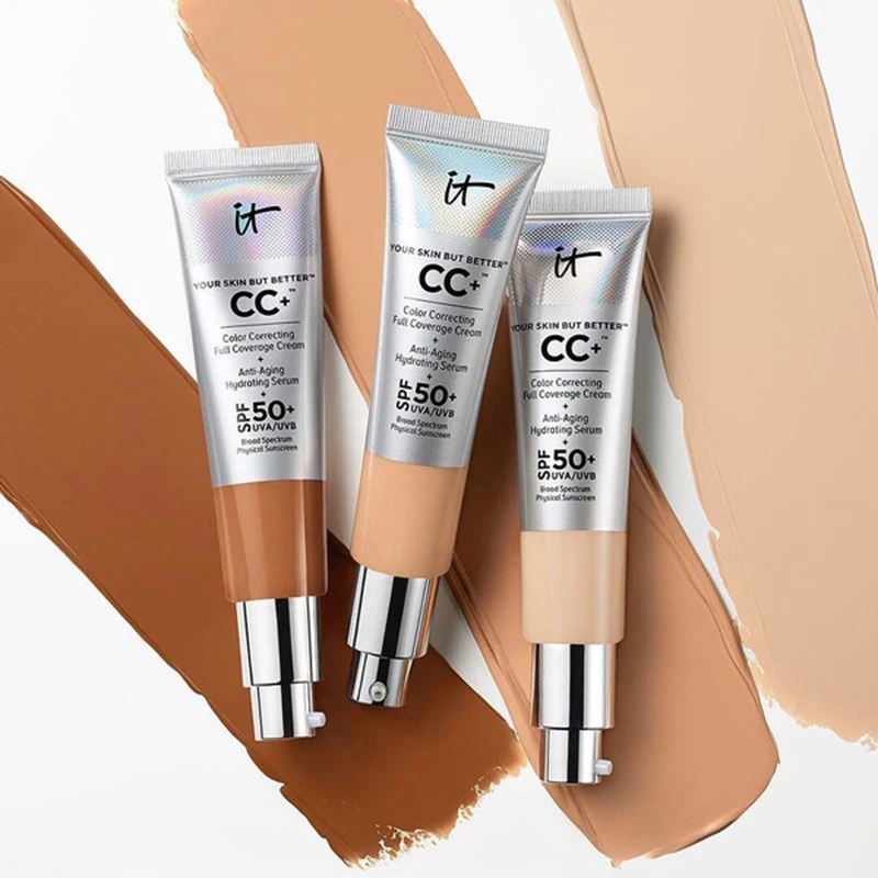 It Cosmetics CC крем матовый консилер контроль над маслом основа для макияжа полное покрытие темный круг глаза макияж SPF 50+ крем для осветления кожи