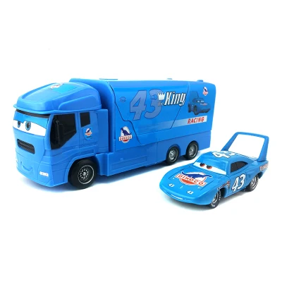 Car and Truck Car Disney Pixar Cars 2 3 игрушки Молния Маккуин Джексон шторм Mack Uncle Truck 1:55 литой модельный автомобиль игрушка детский подарок на день рождения - Цвет: Car and Truck Car
