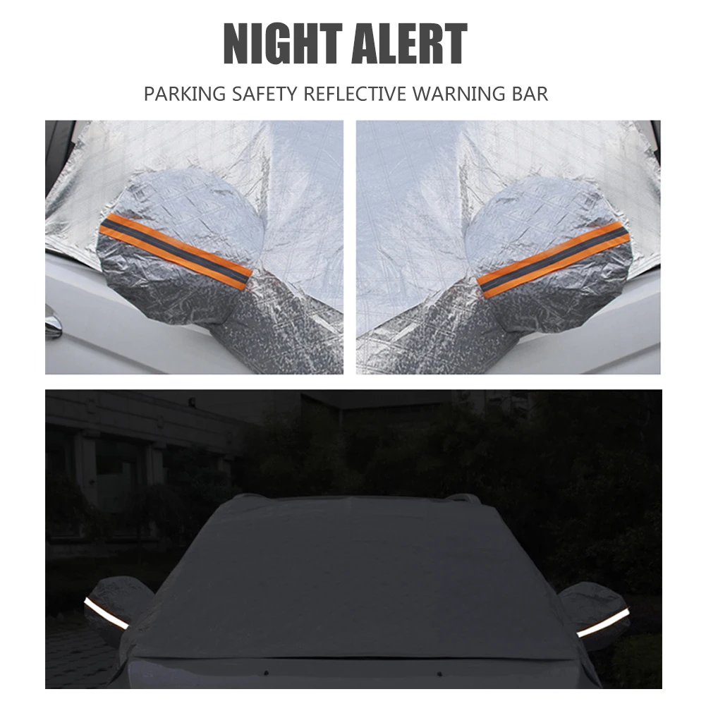 Ветровое стекло Зимний снег щит Мороз лед автомобиль универсальный Переднее стекло Солнцезащитный козырек ветровое стекло УФ Защита солнцезащитный козырек защита от пыли