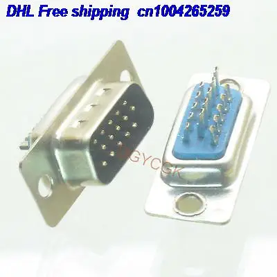 DHL 200 шт. гнездо VGA DB15 DB-15 15Pin с разъемом «папа» для coverter разъем 22-ct