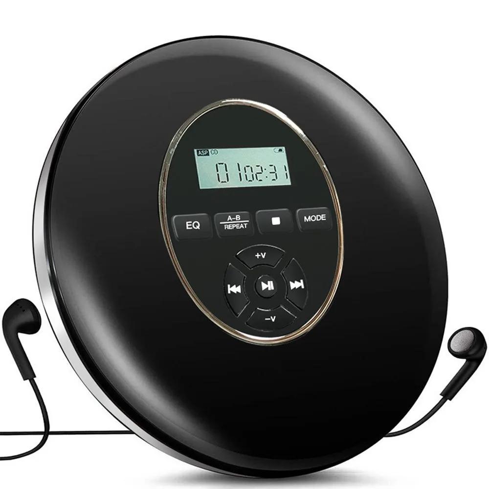 Портативный CD Walkman TF карта Воспроизведение зарядки MP3 диск пренатальная