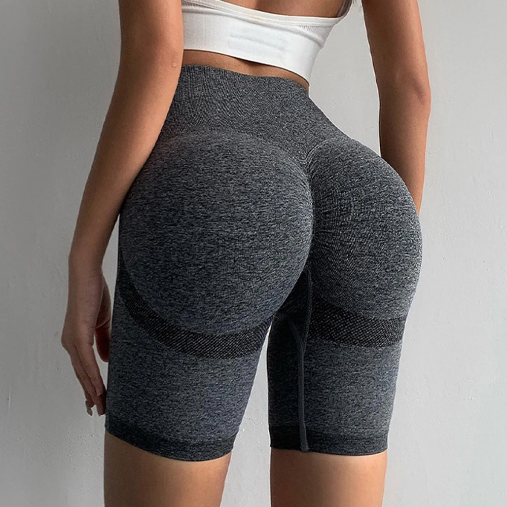 Shorts for Women High Waisted,Womens High Waisted Yoga Shorts Sports Gym Ruched Butt Lifting Workout Running Leggings 
