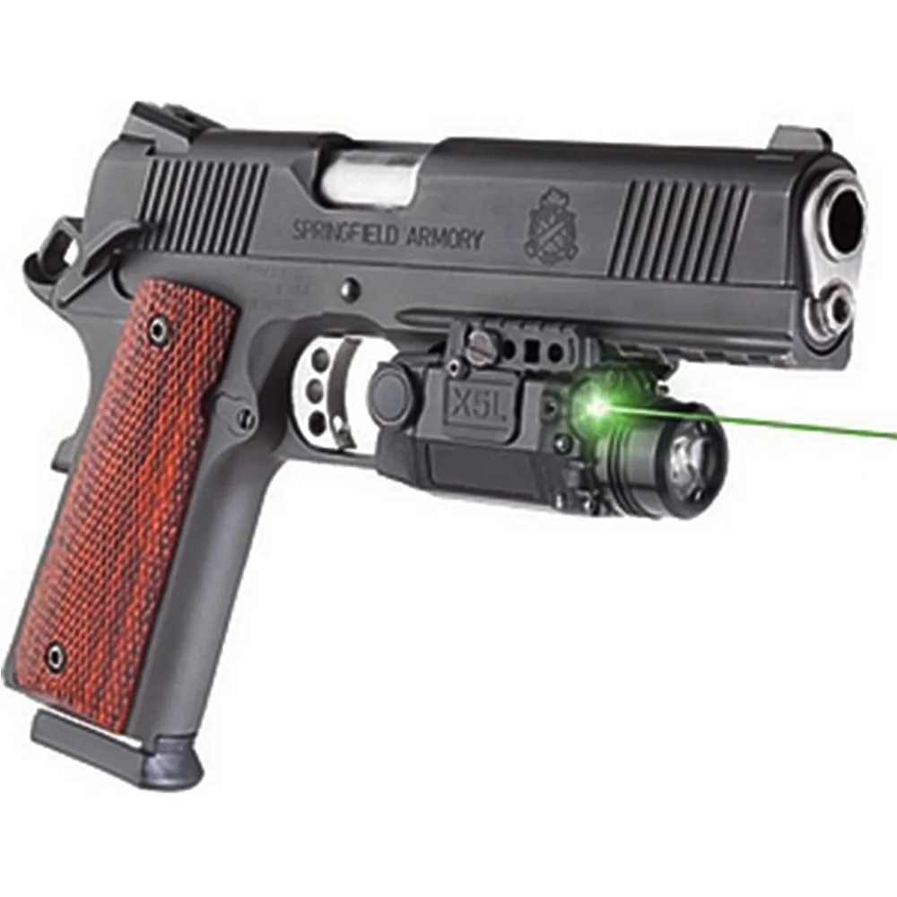 Visão a Laser com Tactical Caça Verde Picatinny Railed Glock Pistola Airsoft Laser Lanterna Gun Luz