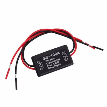 

Auto Car 12V GS-100A LED High Position Brake Tail Stop Light Strobe Flash Flashing Controller Box LED Lights