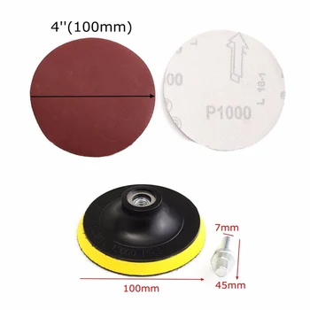 

10Pcs 4 50mm Sander Disc Sanding Buffing Polish Backing Pad For Accessory Sale