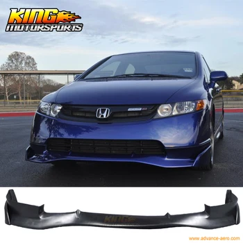 

Fit For 06-08 Honda Civic 4Dr Sedan Usdm MUG Style Front Bumper Lip Urethane