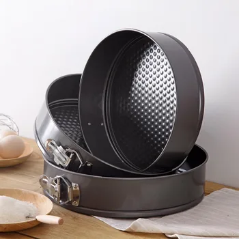 

1 Set Baking Cake Mold Set Kitchen Cake Tool Metal Round Baking Dish Bakeware Non-stick Mold Kitchen Accessories Gadget