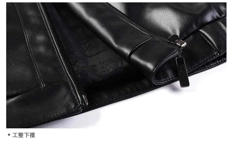 New Winter Men Leather Jackets Men Motorcycle Keep Warm Leather jackets Fashion Brand Men's Fleece Leather Jacket Coat