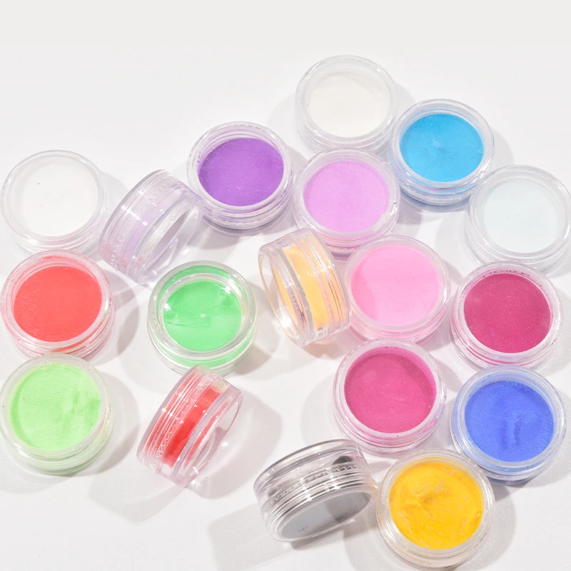 18pcs set Nail Art Glitter Acrylic Pigment Ultra Fine Pigment Polymer Powder Building Manicure Nails Glitter 1 18pcs set Nail Art Glitter Acrylic Pigment Ultra Fine Pigment Polymer Powder Building Manicure Nails Glitter 4