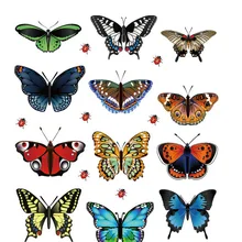 Напрямую от производителя продажи Taobao пятизвездочные хорошо оцененные бабочки наклейки на стену Низкая цена Акция клейкая бумага случайный Deliv