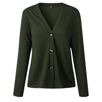 

Autumn Newly Patchwork Women Knitting Cardigans 2019 Fashion Slim Ladies Knitted Sweater Long Sleeve Buttons Sweater Coat Tops