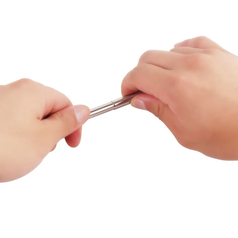 Портативный питьевой многоразовый металлический соломинки из нержавеющей стали с ящиком для хранения Бар Пивной бар вечерние кухонные Экологичные аксессуары