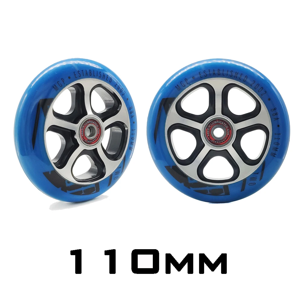 Scooter Wheels 2 pcs/lot Aluminum Alloy Scooter Wheel Bearings